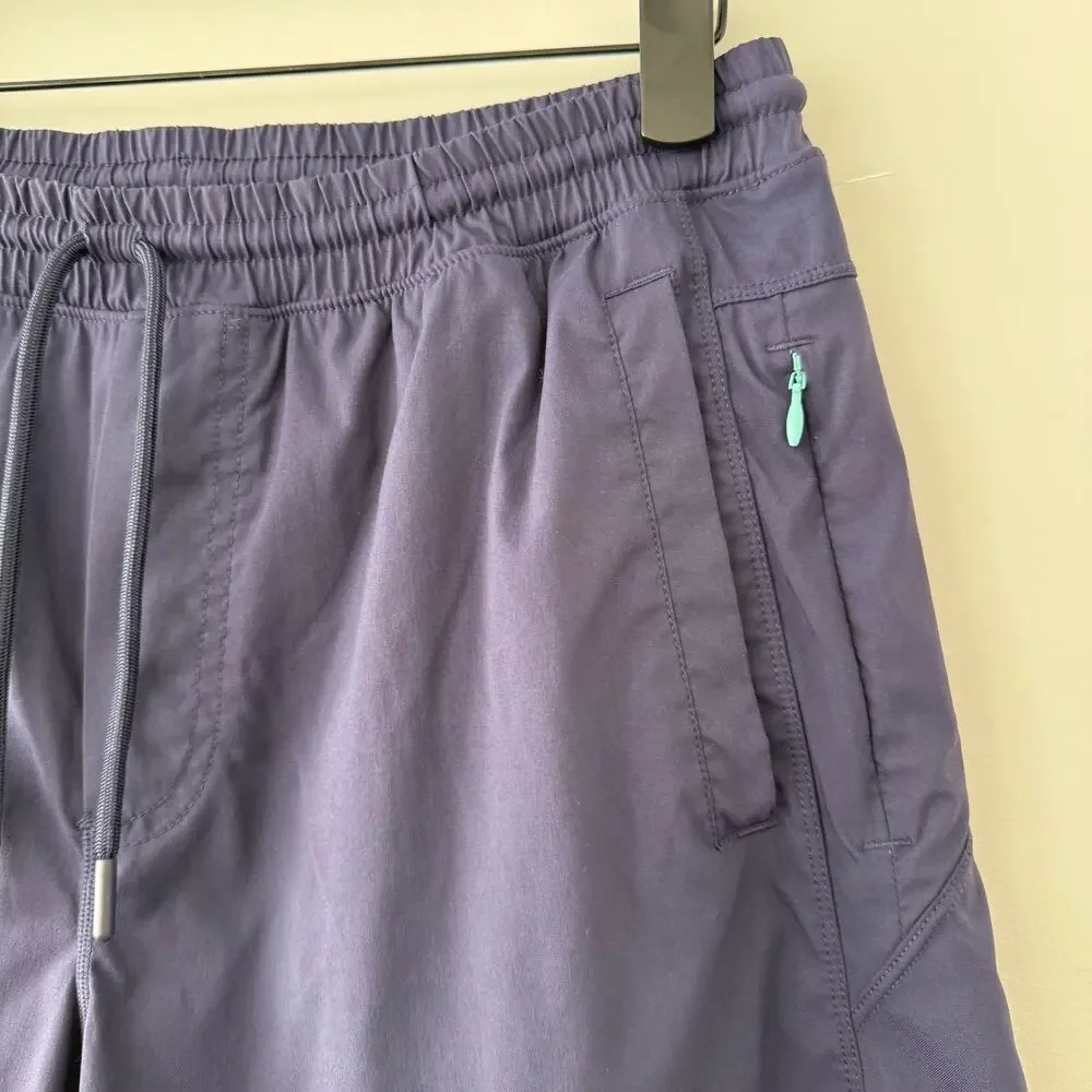 Birddogs Boomstick Shorts Mens L Navy Teal Lined Classic Gym 7 Inseam